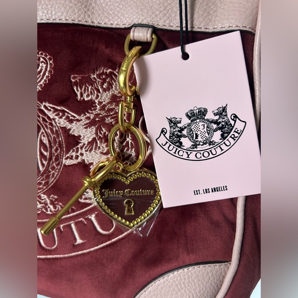 Juicy UK Daydreamer Y2K Burgundy & Pink Handbag Sold Out - Picture 2 of 14